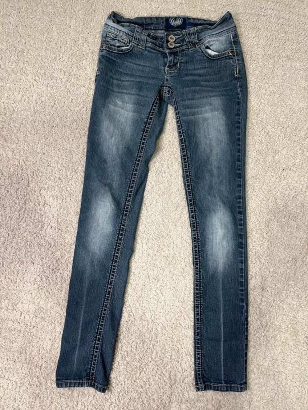 Y2K low rise Angels Skinny Jeans Size 1